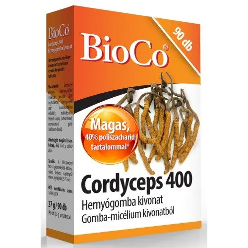 BioCo Cordyceps - kínai hernyógomba tabletta - 90db