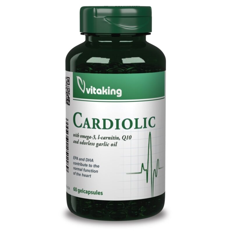 Vitaking Cardiolic Formula gélkapszula - 60db