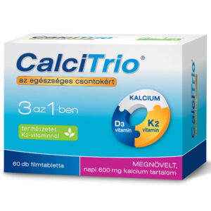 CalciTrio - Kalcium + K2 + D3-vitamin filmtabletta - 60db