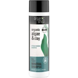 Organic Shop Erősítő sampon bio alga és agyag kivonattal - 280ml
