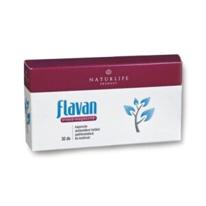 Flavan Naturlife antioxidáns hatású polifenolokkal és inulinnal - 60 db kapszula