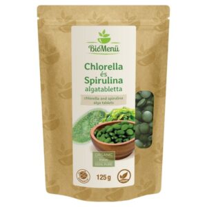 Biomenü Bio Chlorella és Spirulina tabletta - 125g