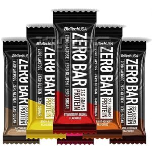 BioTech USA Zero Bar protein szelet csokoládé - mogyoró - 50g