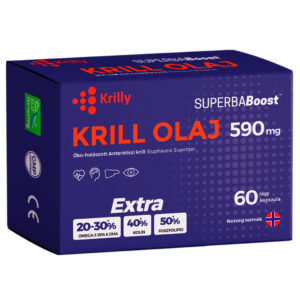 Krilly Krill olaj 590mg lágyzselatin kapszula - 60db
