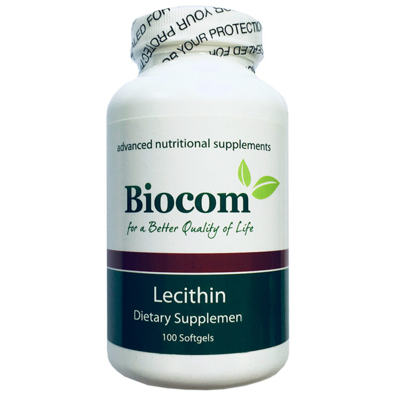 Biocom Lecithin lágyzselatin kapszula - 100db