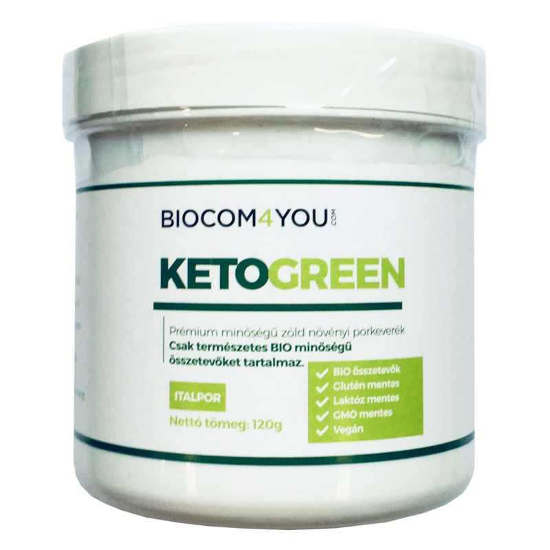 Biocom KetoGreen növényi por - 120g