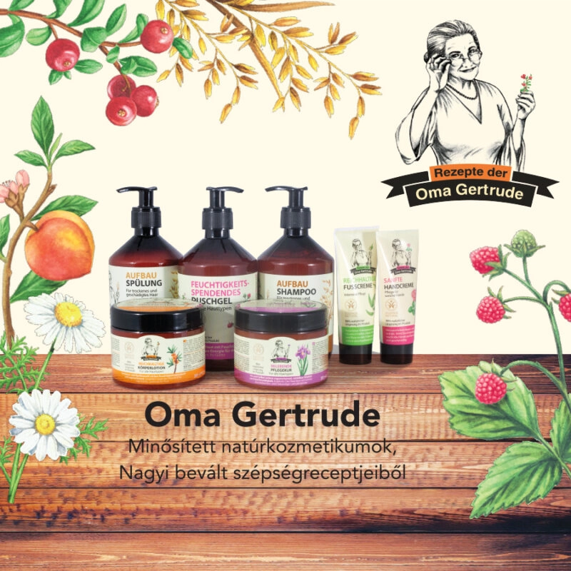 Oma Gertrude – nagy tisztaságú kozmetikai márka