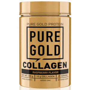 Pure Gold Collagen Marha kollagén italpor málna - 300g