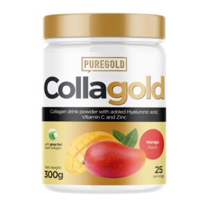 Pure Gold CollaGold Marha és Hal kollagén italpor hialuronsavval mangó - 300g