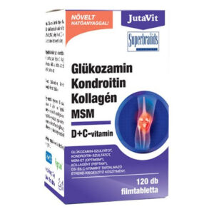 JutaVit Glükozamin + Kondroitin + Kollagén + MSM + D+C filmtabletta - 120db