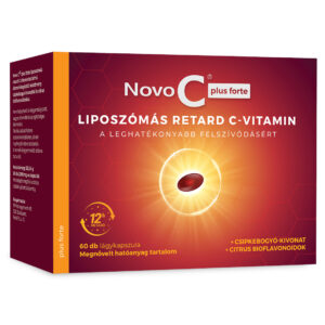 Novo C Plus FORTE liposzómás RETARD C-vitamin gélkapszula - 60db