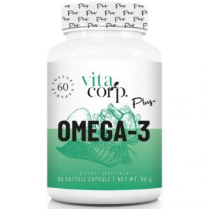 VitaCorp Plus Omega-3 lágyzselatin kapszula - 60db