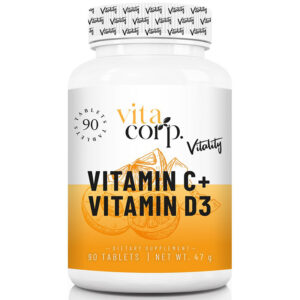 VitaCorp Vitality C+D3-vitamin tabletta - 90db