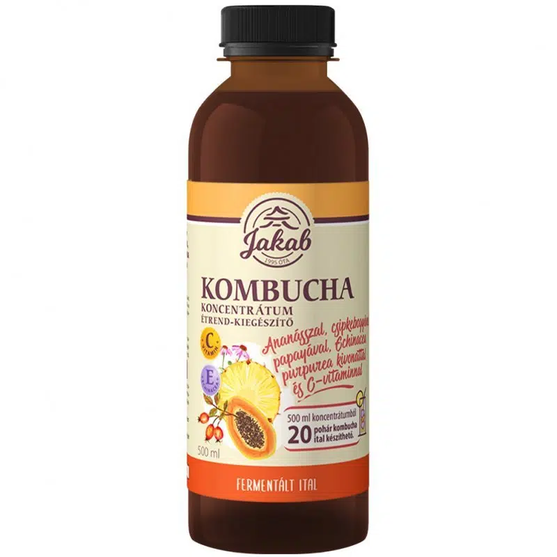 Viva Natura Kombucha koncentrátum Echinacea purpurea kivonattal és C-vitaminnal - 500ml