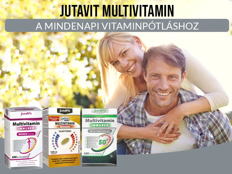 Multivitamin készítmények nőknek, felnőtteknek és 50 év felettieknek a JutaVittől!