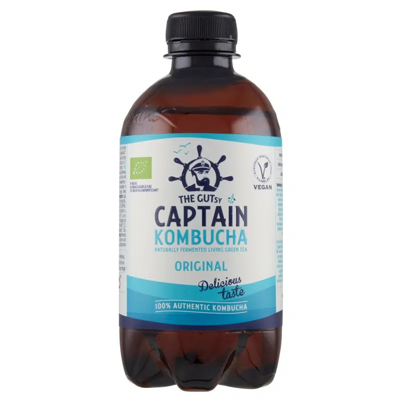 Biopont Captain Kombucha Élőflórás ital, Original - 400ml