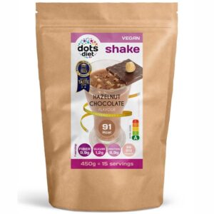 DotsDiet Diétás Mogyorós-csokoládé ízű shake - 450g